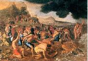 Nicolas Poussin Crossing of the Red Sea oil painting on canvas